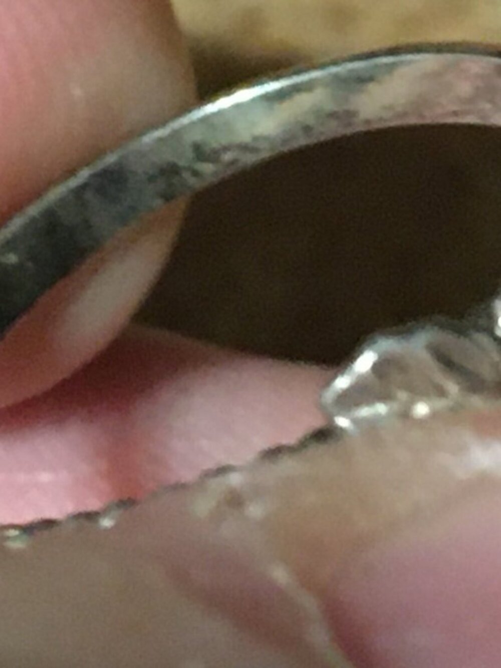VINTAGE STERLING SILVER 925 ROSE RING SIZE 8 - Picture 8 of 10